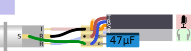 perfboard layout of headset adapter